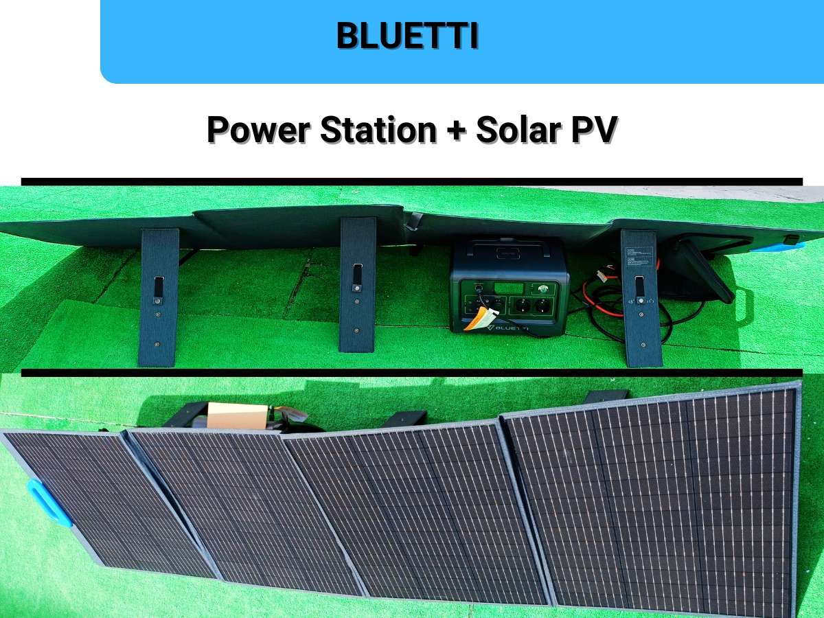 Bluetti Power Bank EB70S + PV200 Solar Panels (Tested) 