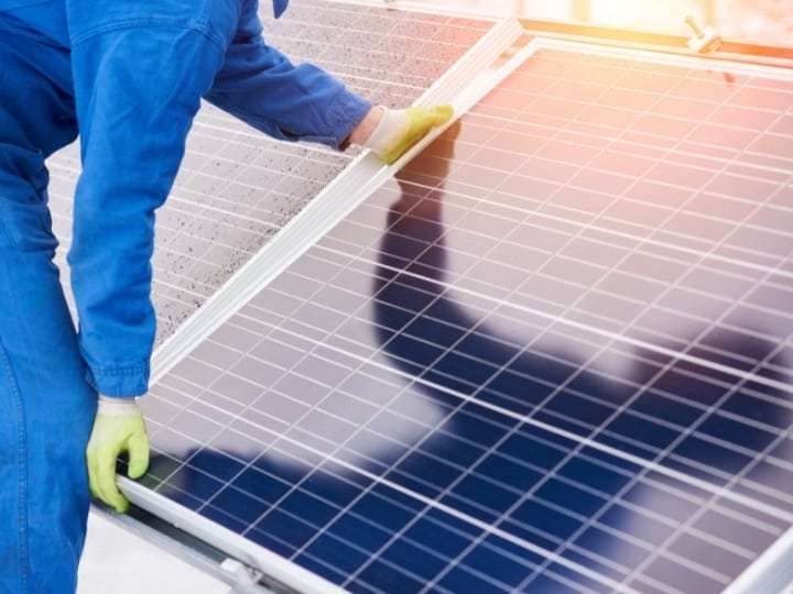 Installation of a solar panels KINGS Solar