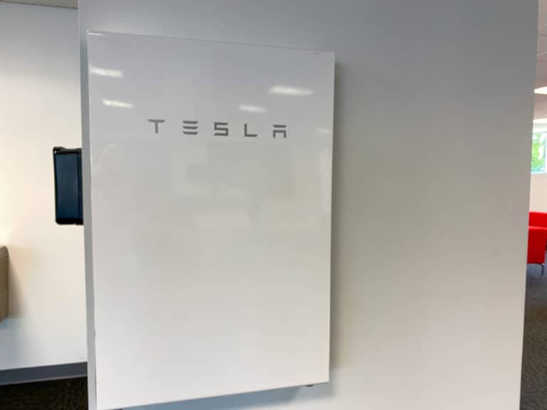 Tampa FLUSA A Tesla Battery Powerwall at the Tesla dealership in Tampa FL. Tesla Inc. is an American automotive and energy company that specializes in electric car and solar panels.