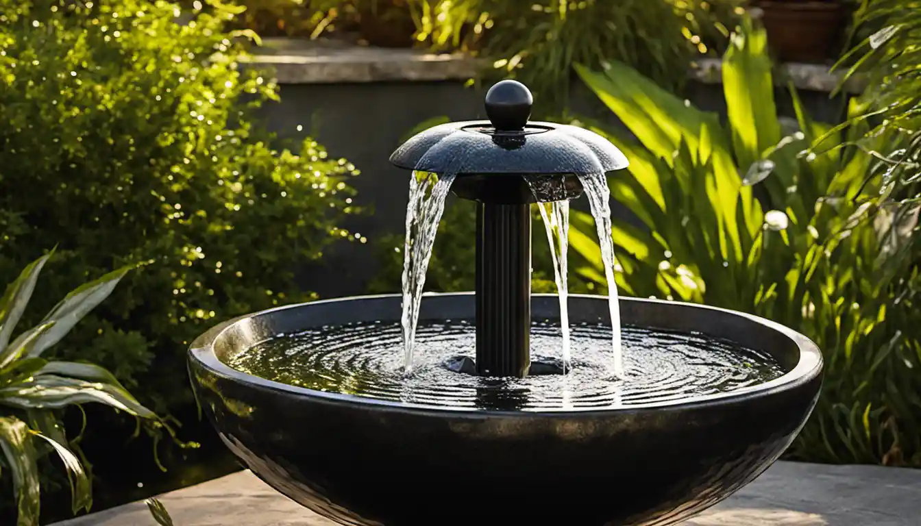 Best Solar Powered Fountain Pump with Battery Backup