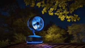 do solar attic fans work at night