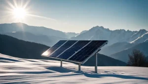 do solar panels work covered in ice