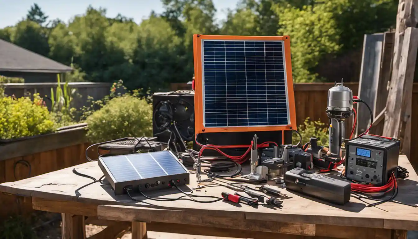 Method 1: DIY Battery Charge from Solar Panel