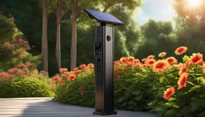 outdoor solar plug outlet