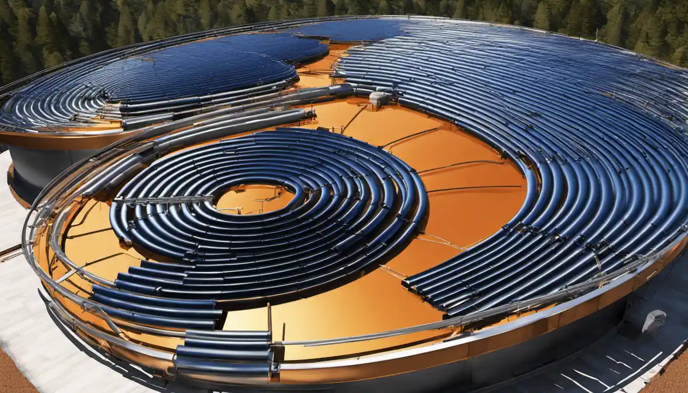 The Closed-Loop Solar Heating System Concept